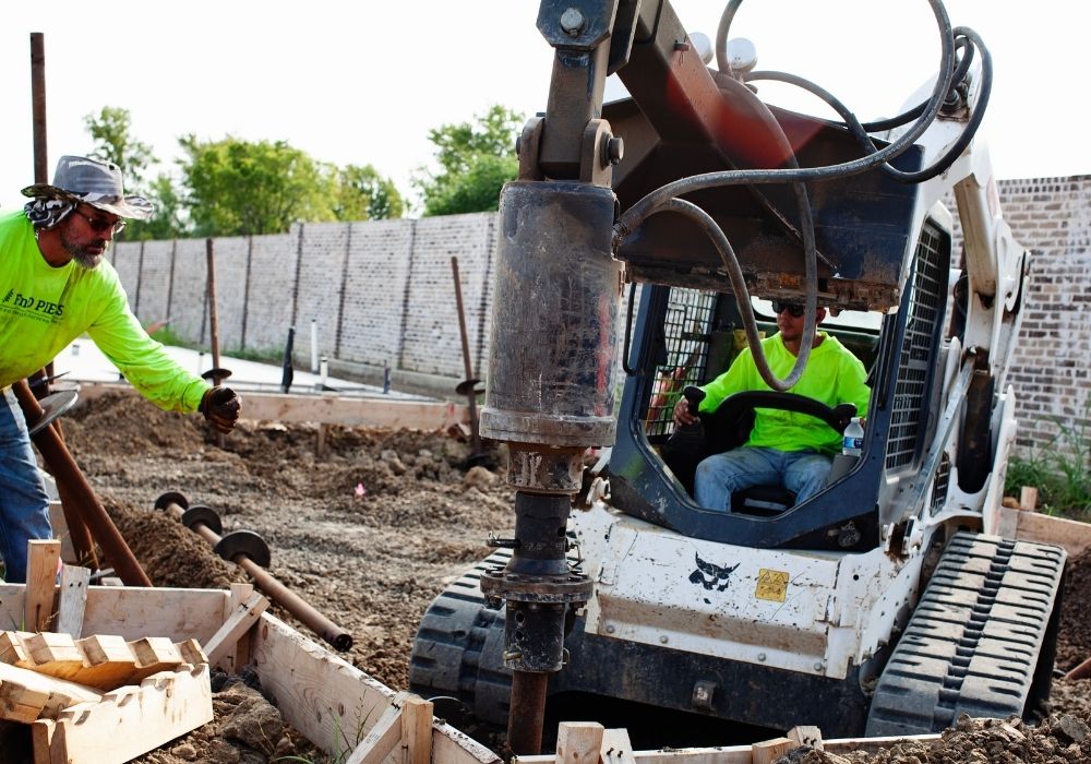 auger piles vs helical piers