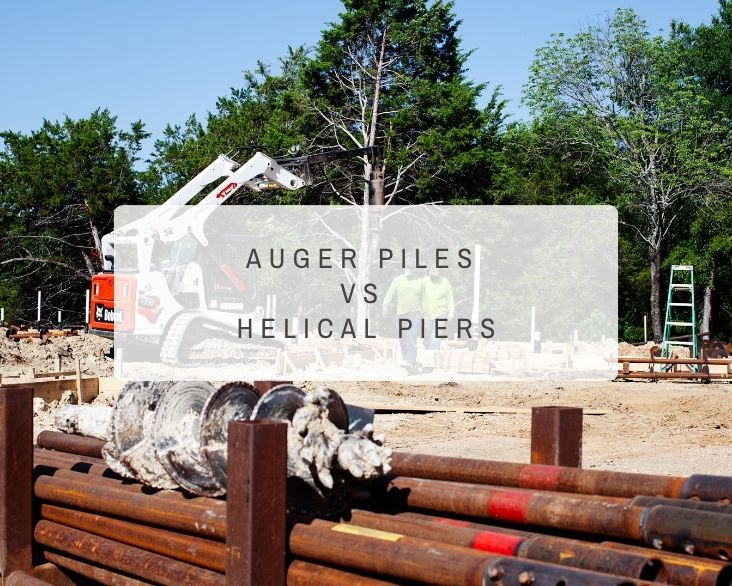 auger piles vs helical piers