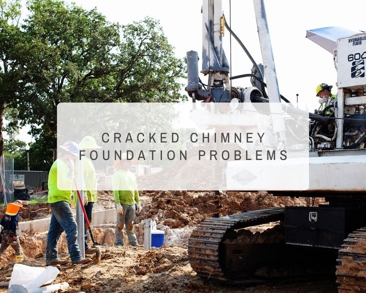 crackec chimney foundation problems