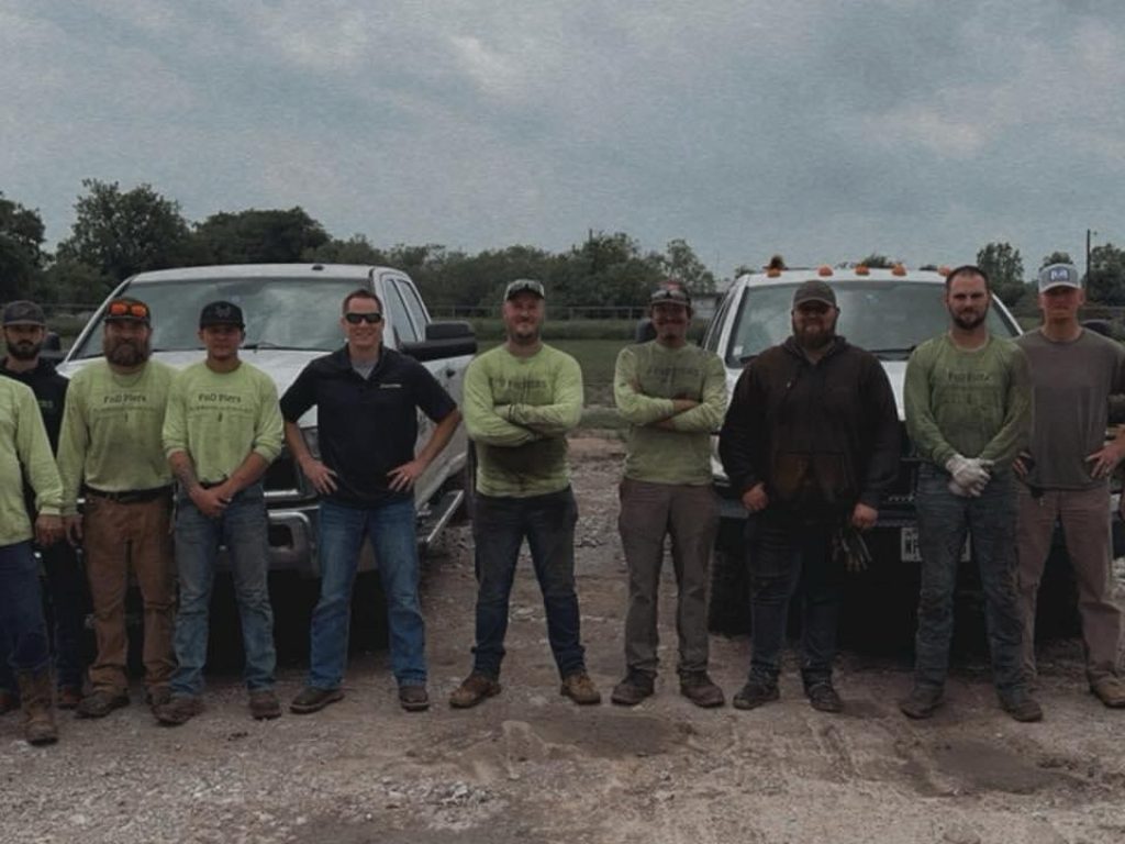 FnD Piers team together posing for a picture.