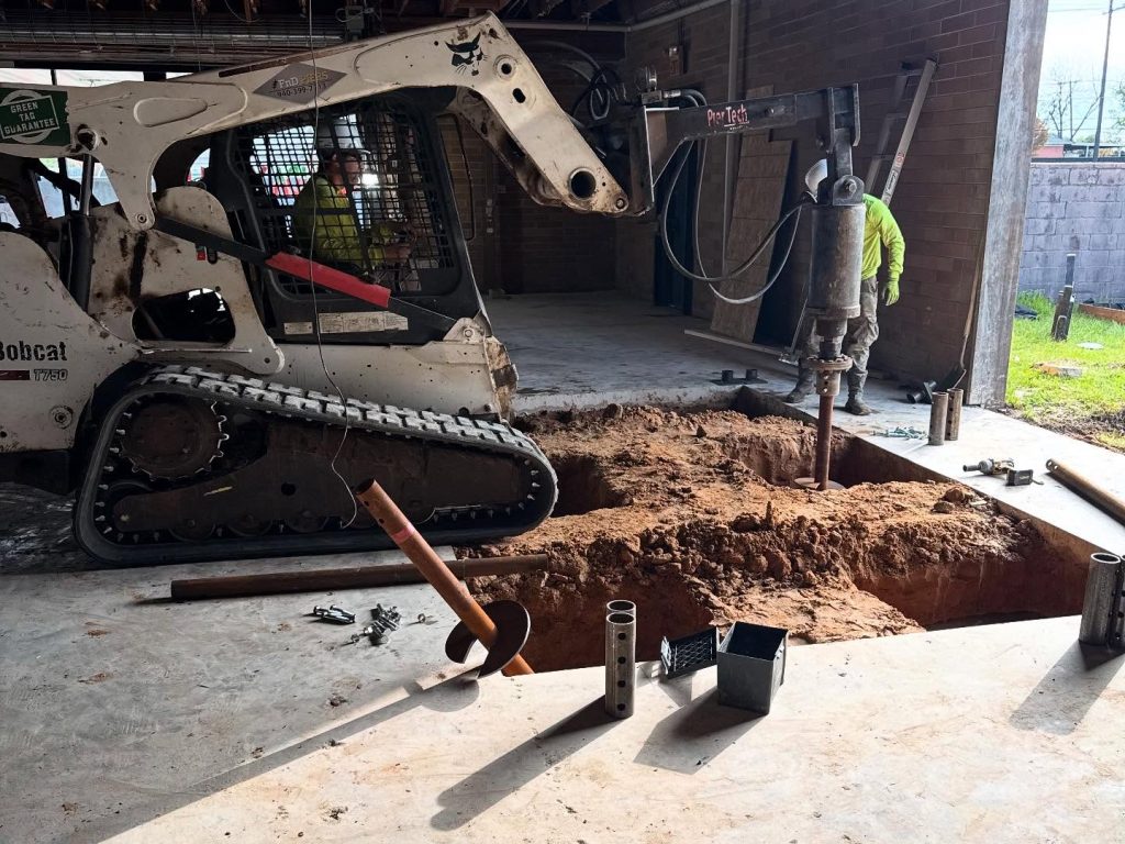 FnD-piers-repairing-a-foundation-near-Decatur-TX.