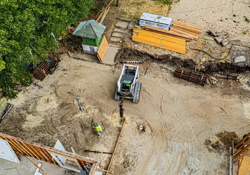 how deep do helical piers go