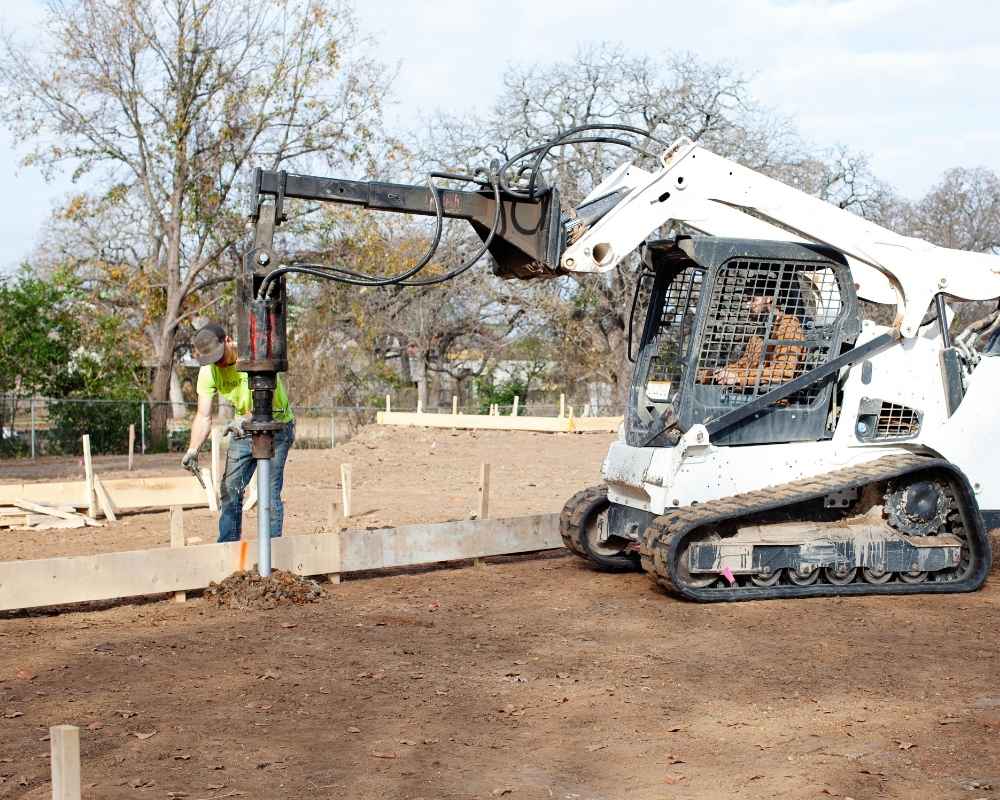 fnd piers helical piers installation sand