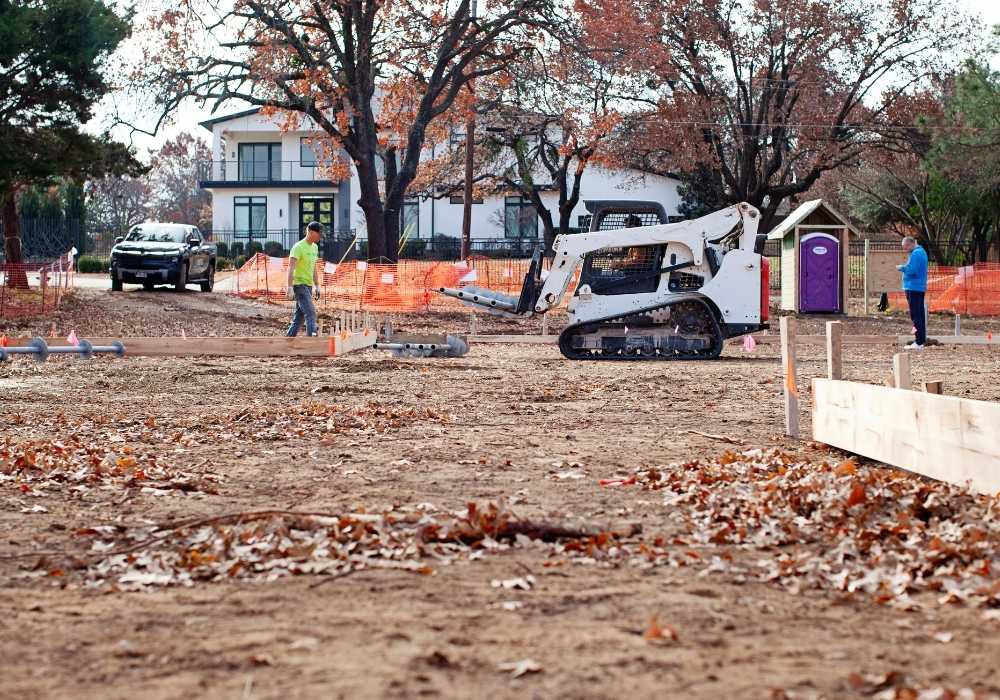 helical piers installation site prep fnd