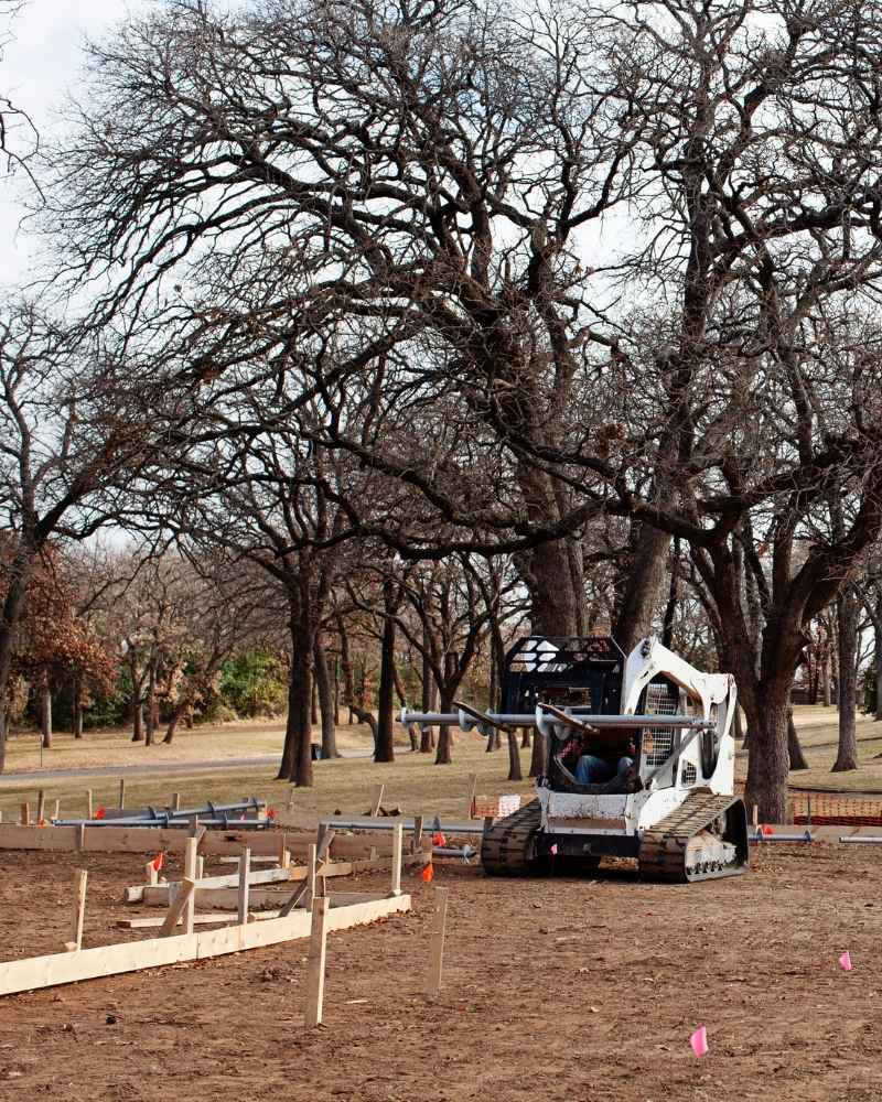 helical piers transfer to be installed site