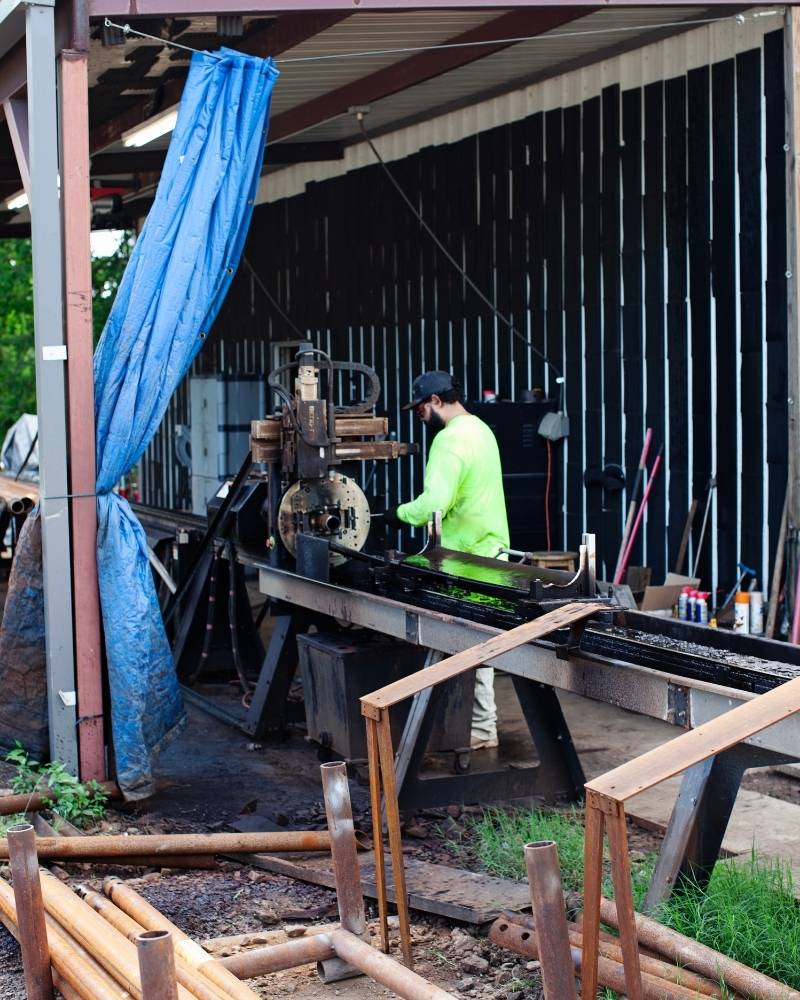 helical screw piles sheds